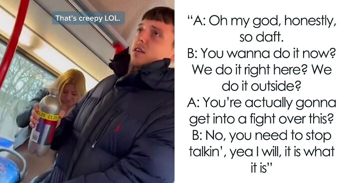 Woman Defended By Fellow Passengers After Random Guy Tries To Sit Next To Her On Empty Bus