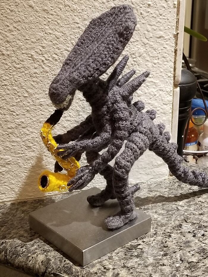 I Crocheted The Alien Queen