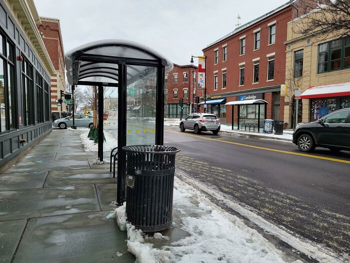 This Bus Stop Is Facing The Wrong Way