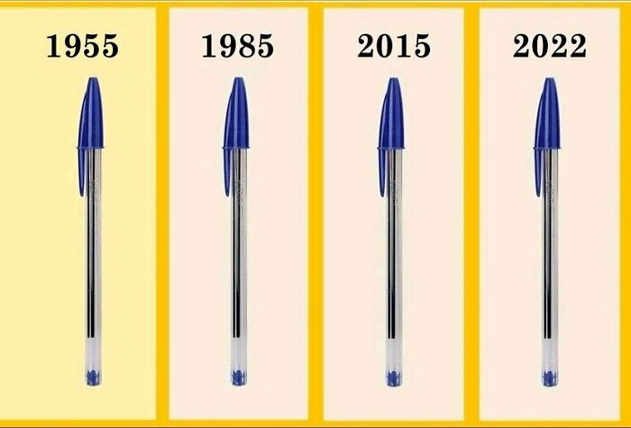 Bic Using The Same Pen Design Since 1955