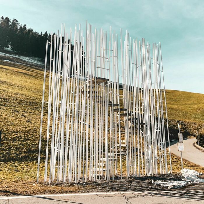 This Bus Stop In Krumbach, Vorarlberg