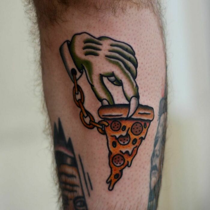 Buy Pizza Tattoo Online In India - Etsy India