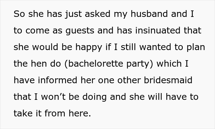 Bride Doesn't Want Her Maid Of Honor To Be Pregnant, Asks Her Best Friend Of 20 Years To Step Down, Even Though She's Not Pregnant Yet