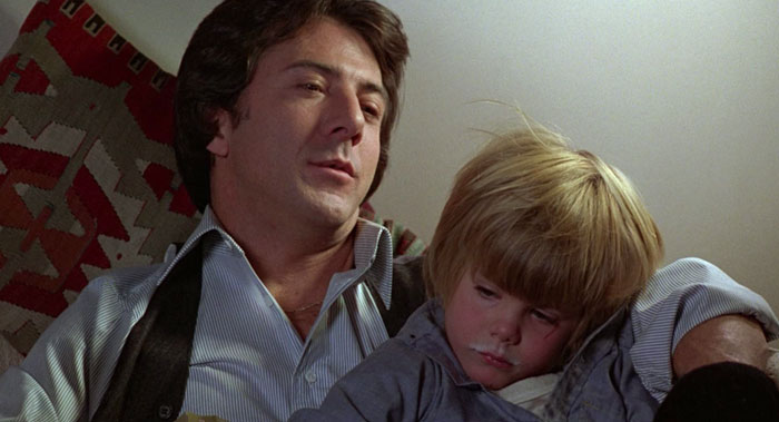 Ted Kramer with his son sitting from Kramer vs. Kramer