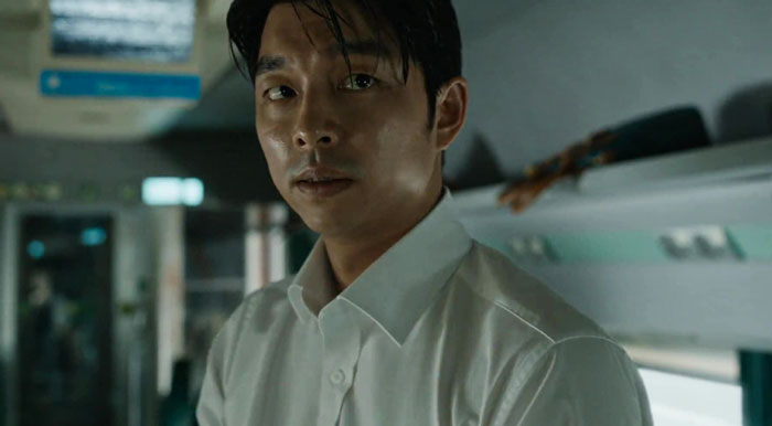 Seok-Woo looking from Train to Busan