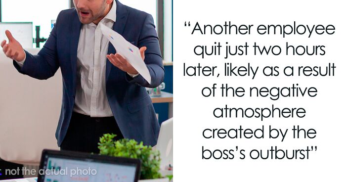 Boss Loses One Of “The Only Hopes For The Company’s Future” After His Rant On People Quitting Leads To One More Resignation