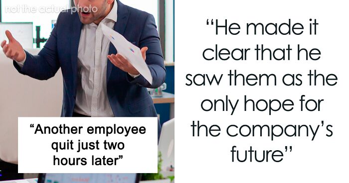 Boss Goes On A Furious Rant Complaining About Quitting Employees, Regrets It After One More Quits