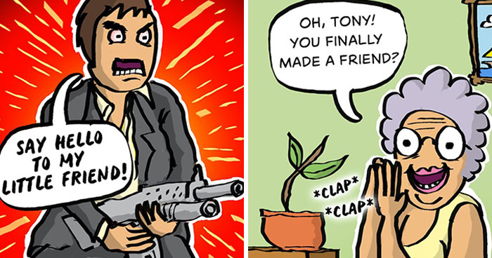 This Artist Creates Dark Humor Comics With Unexpected Twists And Here Are His 40 Recent Works