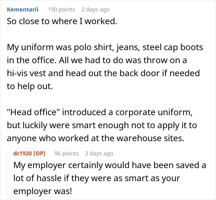 Management Refuse To Listen To Worker’s Concerns Over New Uniform, She Watches As Things Gloriously Fall Apart