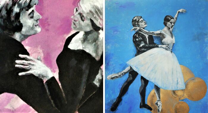 I Experimented With Drawing, Painting, And Digital Art To Create A Project Dedicated To Mikhail Baryshnikov (6 Pics)