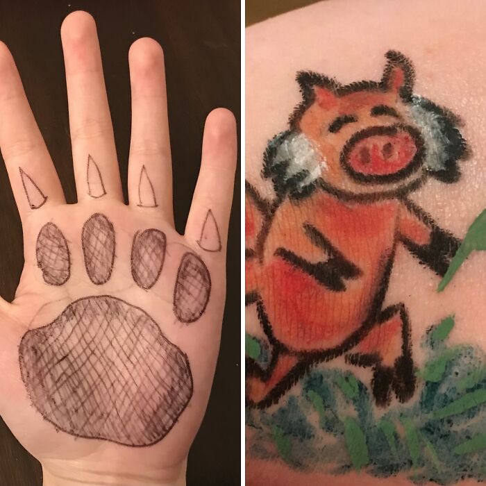 Hey Pandas, Show Me What You’ve Drawn On Your Hands (Closed)