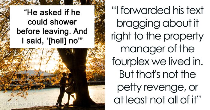 After A Break-Up, Ex-Boyfriend Cut Down “Their” Tree, So This Woman Forwarded His Text Bragging About It Right To The Property Manager