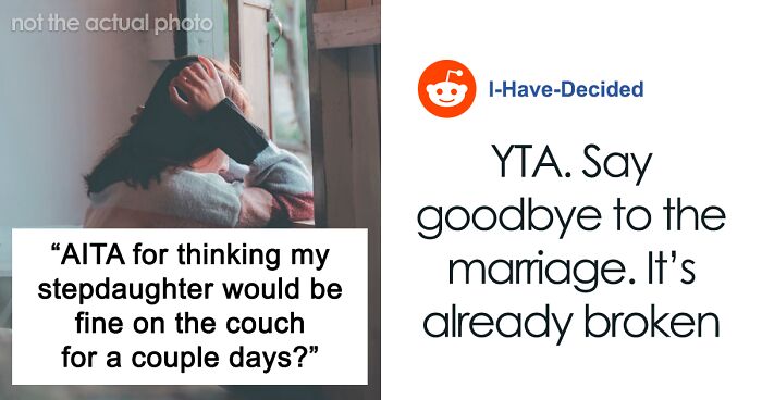 Mom Can't Believe Her Husband Suggested Her Daughter Sleep On The Couch, While His Daughter Gets A Whole Room To Herself