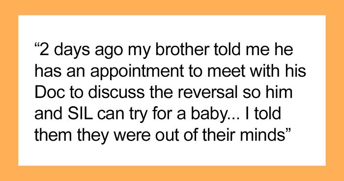 Woman Threatened To Disown Her SIL And Make Sure The Rest Of The Family Joins Her After Finding Out She Wants Another Baby, Wonders If She Overreacted