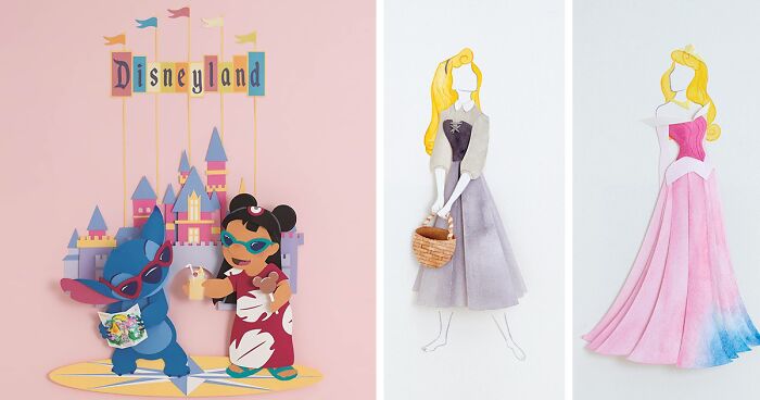 22 Paper Art Creations Based On Disney And Its Characters By This Artist 