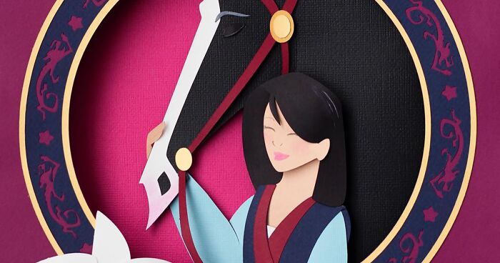 This Artist Makes Disney-Themed Paper Art, And Here's The Result (22 Pics)