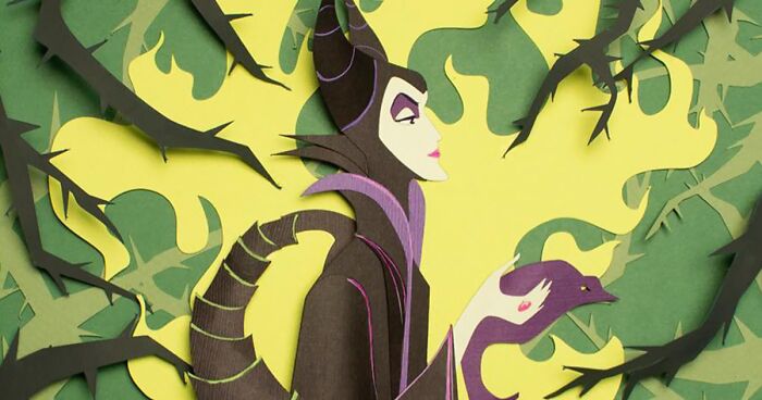 22 Paper Art Creations Based On Disney And Its Characters By Artist Jackie Huang