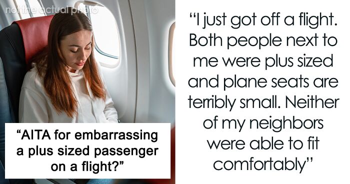 Woman Changes Plane Seats After Finding Herself Between Two Plus-Sized People, Faces Backlash From One Of Those Passengers