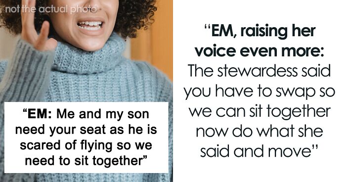 Entitled Mom Almost Gets Herself Deplaned Over Demanding Another Passenger To Switch Seats With Her