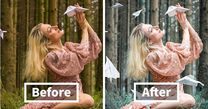 My 31 Before-And-After Pics Revealing How Photoshop Helps Me Create Surreal Photos