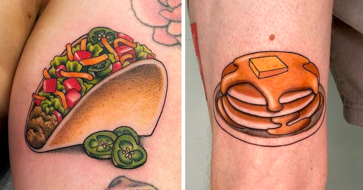 30 Delicious Food Tattoo Design Ideas With Meaning (2023) - Worldwide Tattoo  & Piercing Blog