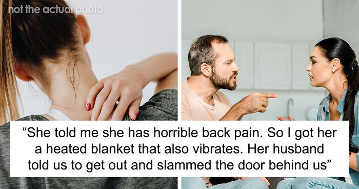 Woman Is Gifted A Vibrating Blanket To Alleviate Back Pain, Her Husband Gets Offended And Freaks Out