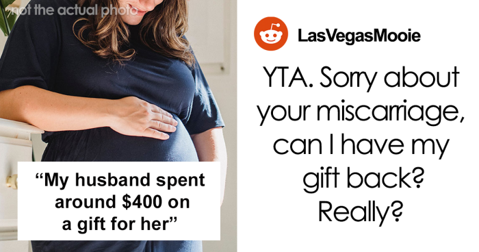 Couple Consider Asking Their Friend That Went Through A Traumatic Miscarriage To Return Their $400 Baby Shower Gift, Get Brought Back Down To Earth