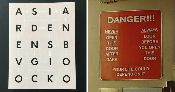 90 Hilariously Nonsensical Signs That Should Have Been Left At The Drawing Board