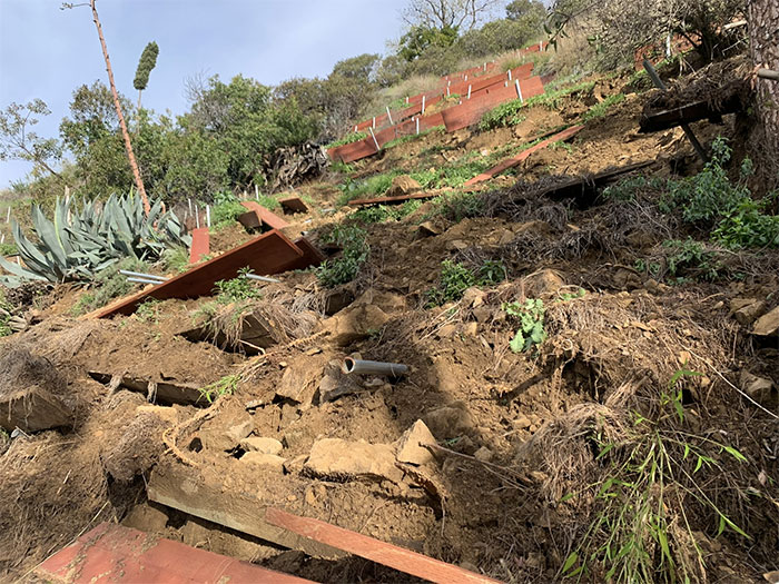 Down Came The Rain And Washed The Hillside Out