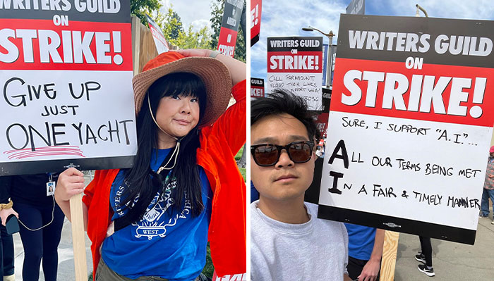 Writers Go On Strike And Of Course They Write The 30 Most Hilarious Signs For The Occasion