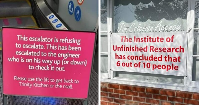 This Group Is All About Quirky And Silly Signs That Have Nothing To Do With Being Useful (95 New Pics)