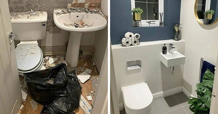 41 Times People Completely Transformed An Old Place With Amazing House Makeovers (New Pics)