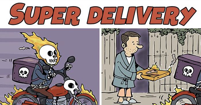 This Artist Continues To Make Humorous Comics Without Using A Single Word, And Here Are His 30 Newest Ones