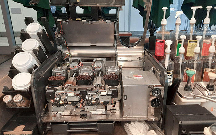 Inside Of A Starbucks Espresso Machine