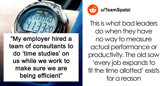 “Time Study” Consultant Blasted Online By Upset Employee, Claiming They’ve Ruined Efficiency At Their Workplace