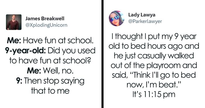 73 Tweets Made By Parents Of 9-Year-Olds That Prove How Hilarious And Unhinged They Are At That Age