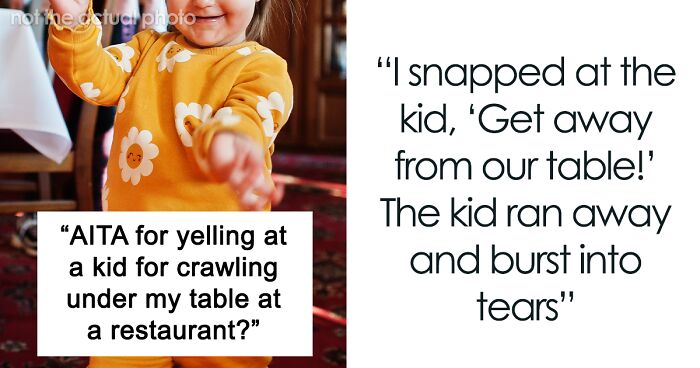 Man Snaps At Someone Else’s Child Who Got Under His Table At A Restaurant, Gets Called Out By The Kid’s Parent