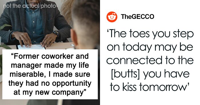 Worker Sabotages Ex-Coworkers’ Chances Of Getting A Job At Their New Company As Revenge For Making Their Life “Miserable”