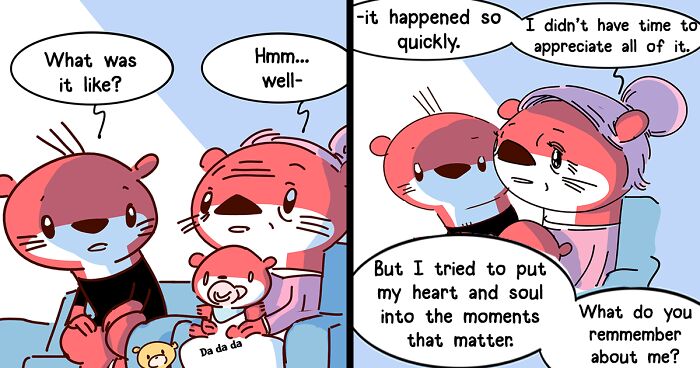 My Comic About How A Mother’s Love Can Turn Hardship Into Happiness