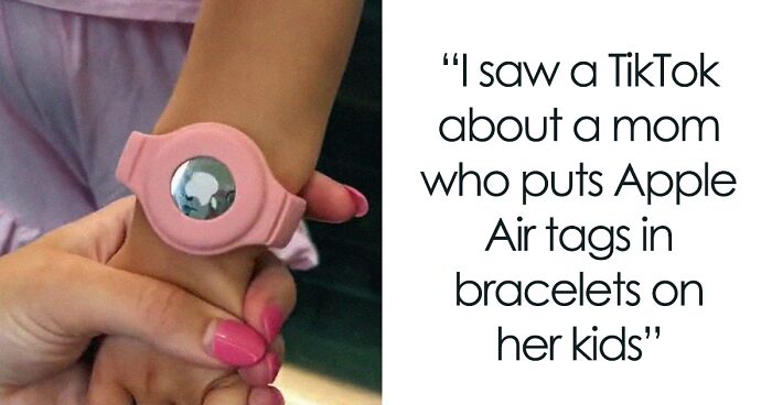 The Internet Reacts To Video Of Mom Showing Off Her Kids’ AirTag Bracelets