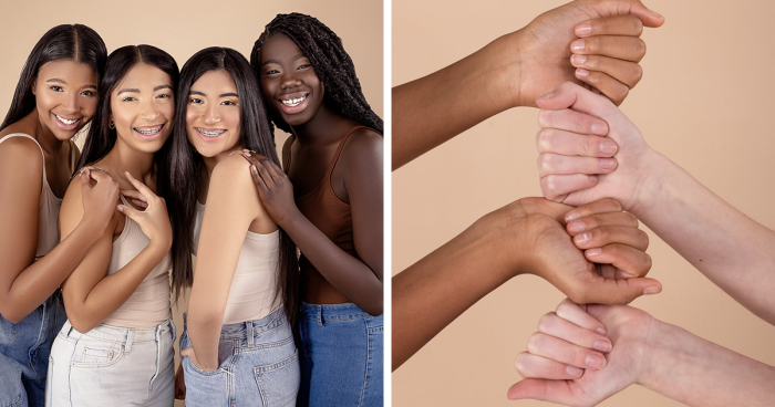 I Wanted To Show All The Shades Of Beauty And Photographed 10 Different Girls With Varying Skin Tones All Together