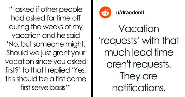 Part-Time Worker Gives 7 Months Notice For Time Off, Is Told That Nobody Gets Vacations During Summer, Decides To Be A 'No Show'