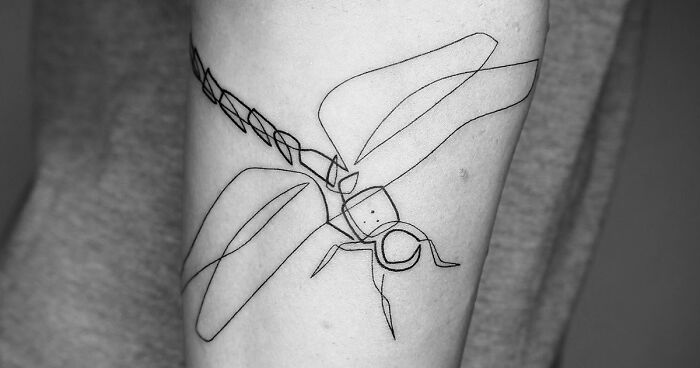 One Continuous Line Tattoos By Mo Ganji (45 Pics)