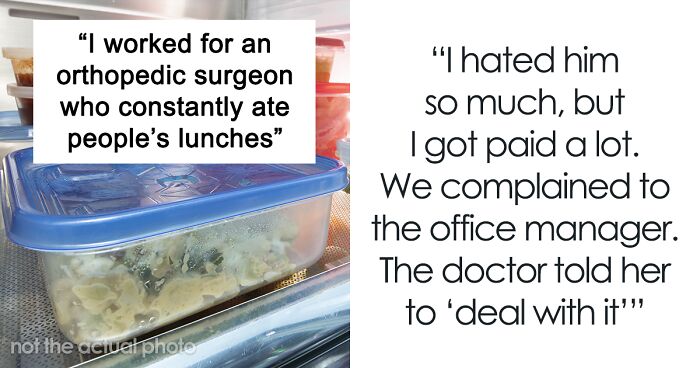 Surgeon Learns Not To Steal Workers’ Leftovers After They End Up Ordering The Fanciest Food For Over 2 Months