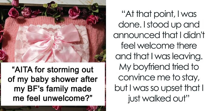 Man's Parents Continue Making Fun Of His Girlfriend For Being Too Young During Her Baby Shower, She Storms Out Of The Party