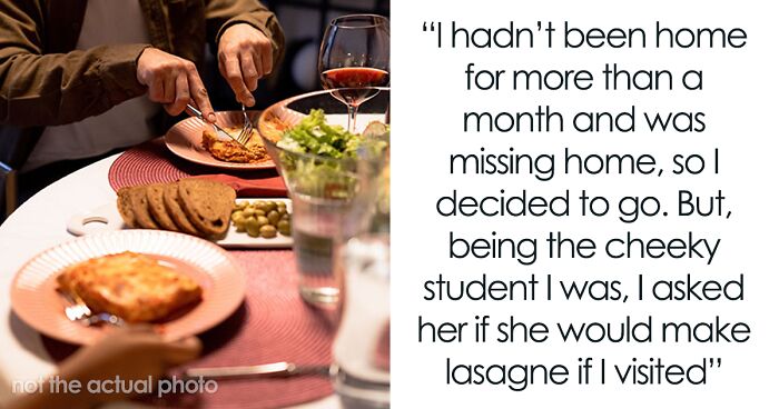 Woman Says She Will Only Visit Mom If She Prepares Her Lasagne, Regrets It When She Maliciously Complies