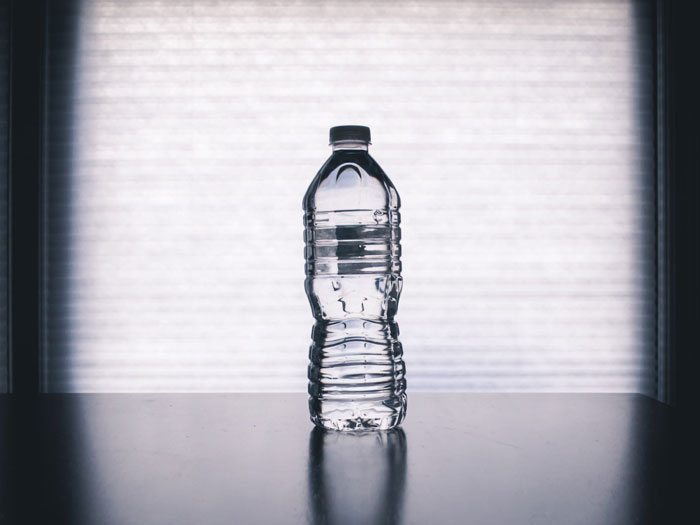 a bottle of water