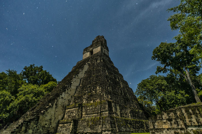 Mayan Solstice at night