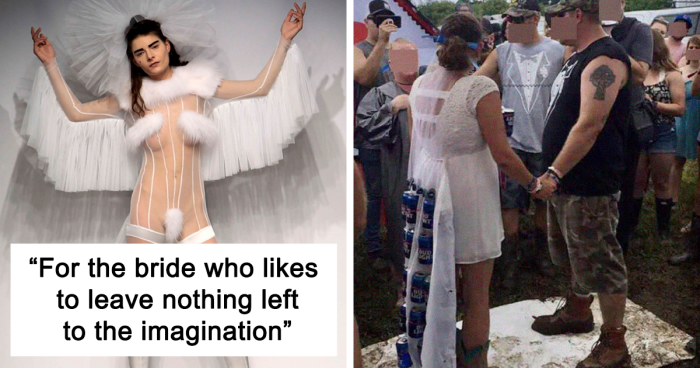 “That’s It, I’m Wedding Dress Shaming”: 98 Times People Just Had To Shame These Horrid Gowns Online