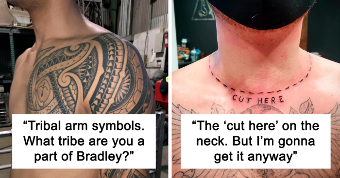 Cutting neck tattoo  Tattoogridnet